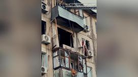 Взрыв газа в Актобе