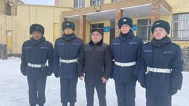 Взвод Национальной гвардии МВД РК
