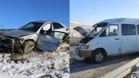 Toyota Camry и Mercedes Sprinter в ДТП