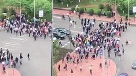"Мы уже как Китай": суровый конец рабочего дня в Астане сняли на видео